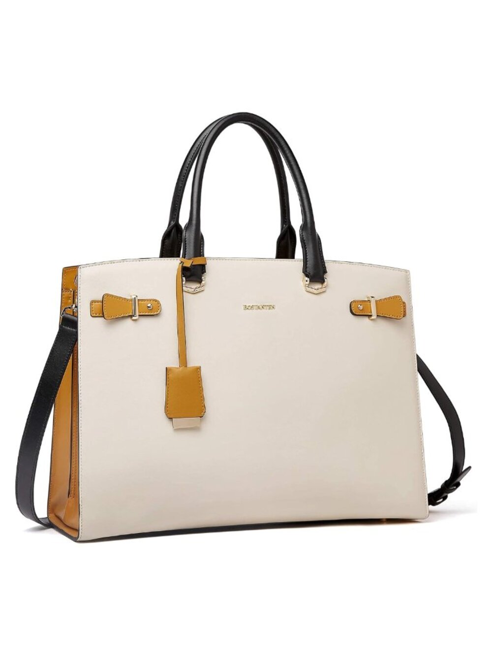Genuine Leather Briefcase Women Laptop Bag Work Tote